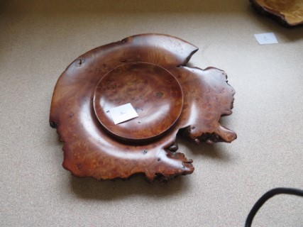 Burr elm dish by Bill Burden